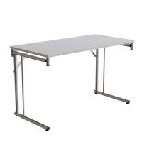 Klapbord Silhuett 1200x600mm,Gr&aring; laminat og krom stel