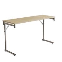 Klapbord Silhuett 1300x450mm,Birk laminat og krom stel