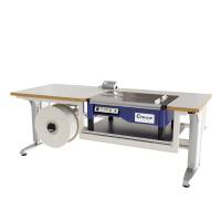 Bord 400 med v&aelig;gt og pakkeb&aring;nd, 2000x800mm 32 mm gr&aring; laminat bordplade