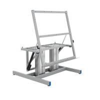 Montagebord ErgoTilt 2-søjlet, 1200x1205 RAL 9006