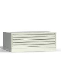 Tegningsskab RSM A0 5 skuffer inkluderet sokkel