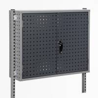 V&aelig;rkt&oslash;jsskab perforeret c/c 900 h&oslash;jde 715 mm, RAL7024