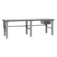 Fileb&aelig;nk 2500x800 mm inkl. Enkeltskuffe