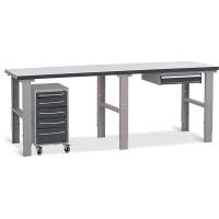 Fileb&aelig;nk komb. 4 2500x800 mm