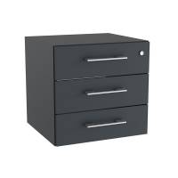 Skuffeindsats DNA, Antracit med alugr&aring; h&aring;ndtag