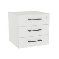 Skuffeindsats DNA, Hvid med sorte h&aring;ndtag