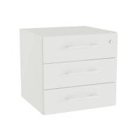 Skuffeindsats DNA, Hvid med hvide h&aring;ndtag