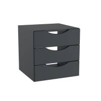 Skuffeindsats DNA, Antracit med &aring;bne h&aring;ndtag