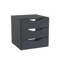 Skuffeindsats DNA, Antracit med &aring;bne h&aring;ndtag