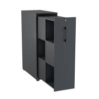 Towerskab DNA A9M, Antracit med sort håndtag