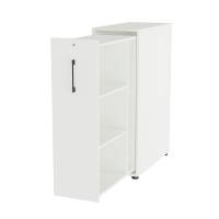 Towerskab DNA A9 Højre, Hvid med sort håndtag