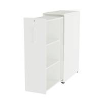 Towerskab DNA A9 Højre, Hvid med hvidt håndtag