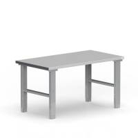 Fileb&aelig;nk 1500x800 mm st&aring;l bordplade