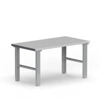 Fileb&aelig;nk 1500x800 mm st&aring;l bordplade