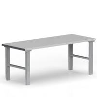 Fileb&aelig;nk 2000x800 mm st&aring;l bordplade