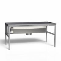 Udsugningsbord Let H-stel 1500x800 mm