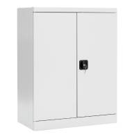 Kontorskab/Opbevaringskab i st&aring;l - SMK 1040x1000x435 mm