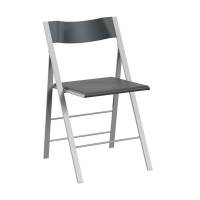 Klapstol Mini antracit med alugr&aring; stoleben, 2-pak