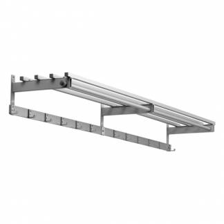 Hattehylde med knager&aelig;kke 2030 mm 12 Kroge K