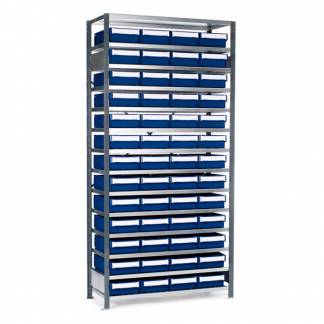 Lagerreol til sm&aring;dele V-06 Nr. 2 dybde 400 mm