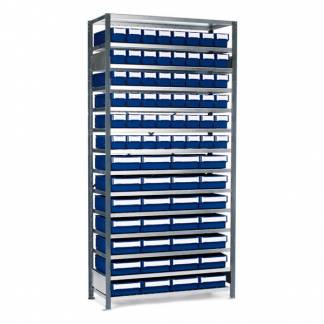 Lagerreol til sm&aring;dele V-06 Nr. 3 dybde 400 mm