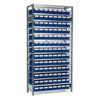 Lagerreol til smådele V-06 Nr. 4 dybde 400 mm