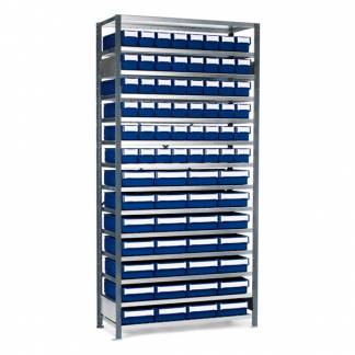 Lagerreol til sm&aring;dele V-06 Nr. 3 dybde 600 mm