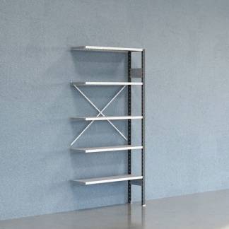 Lagerreol V06 F&oslash;lgesektion 2100x300 mm &Aring;ben / Galv