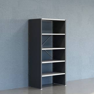 Lagerreol V06 Startsektion 2100x600 mm Lukket / Galv