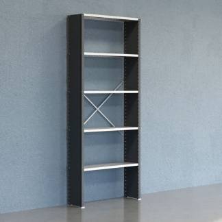 Lagerreol V06 Startsektion 2500x300 mm Lukket / Galv