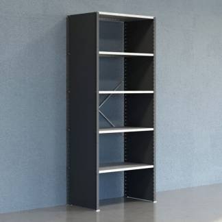 Lagerreol V06 Startsektion 2500x600 mm Lukket / Galv