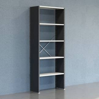 Lagerreol V06 Startsektion 2500x400 mm Lukket / 7035