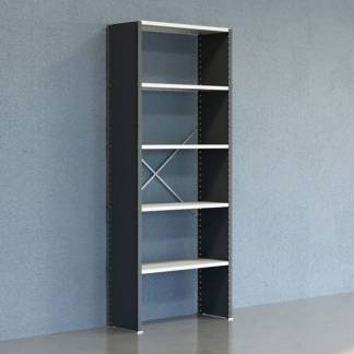 Lagerreol V06 Startsektion 2500x400 mm Lukket / 7035