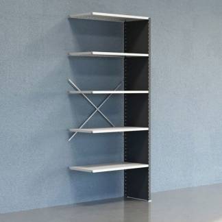 Lagerreol V06 F&oslash;lgesektion 2500x500 mm Lukket / 7035