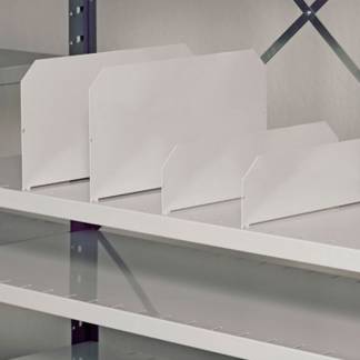 Deleplade for hylder V06 100x500 mm 7035