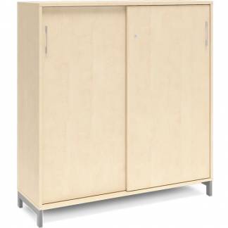 Kontorskab DNA, 1200x1275 mm, Birk/Alugr&aring; 3A4