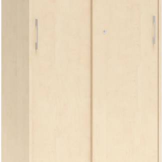 Kontorskab DNA, 800x1660 mm, Birk/Alugr&aring; 4A4