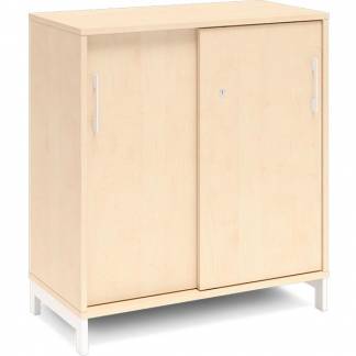 Kontorskab DNA, 800x890 mm, Birk/Hvid 2A4