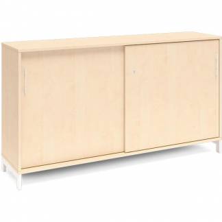 Kontorskab DNA, 1600x890 mm, Birk/Hvid 2A4