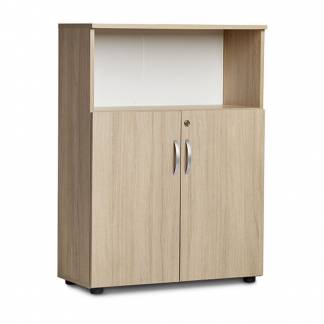 Kontorskab Ekoflex 800x1090 mm, Eg med lave d&oslash;re