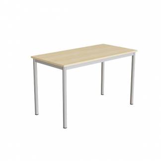Bord Combi 200, 1200x600 mm H&oslash;jde 720 mm Birk laminat p&aring; alugr&aring;t understel