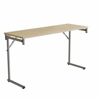 Klapbord Silhuett 1300x450mm,Birk laminat og alugr&aring;t stel