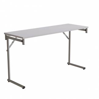 Klapbord Silhuett 1300x450mm,Grå laminat og alugråt stel