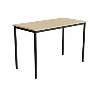 Bord Combi 200, 1400x700 mm H&oslash;jde 900 mm Birk laminat p&aring; sort understel