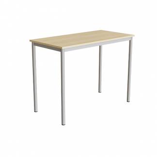 Bord Combi 200, 1200x600 mm H&oslash;jde 900 mm Lydd&aelig;mpende birk laminat p&aring; alugr&aring;t understel