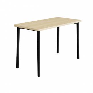 Bord Add 590, 1400x700 mm h&oslash;jde 900 mm med birk laminat, sort stel