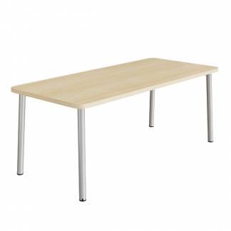 Bord Add 590, 1800x800 mm h&oslash;jde 720 mm med birk laminat, alu stel