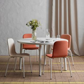 Bord Add 590, &Oslash;1200 mm, h&oslash;jde 720 mm, birk laminat p&aring; alu stel