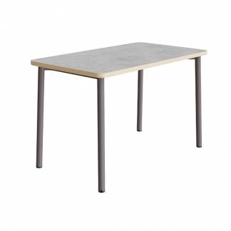 Bord Add 590, 1800x800 mm h&oslash;jde 720 mm med lys gr&aring; linoleum, gr&aring;t stel