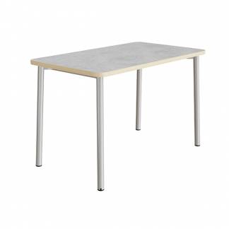 Bord Add 590, 1800x800 mm højde 900 mm med lys grå linoleum, alu stel